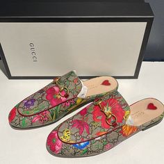 Brand New Gucci Princetown Slipper Size 36.5 New With Box Cream, Pink, Slippers, Gucci Shorts, Gucci Princetown Slipper, Gucci Princetown, Gucci, Womens Shorts, Brand New