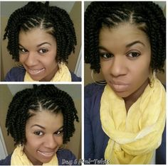 Two Strand Twist With Flat Twist, Mini Twists With Flat Twist, Flat Twist With Two Strand Twist, Short 2 Strand Twist, Braids In Front Twist In Back, 2 Strand Twist Styles Natural Kids, Adults Hairstyles, 2 Strand Twist Styles Natural, Twist Hairstyle