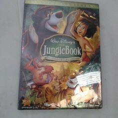 the dvd cover for walt's jungle book