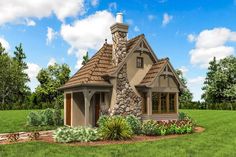 English Cottage House Plans, Small Cottage House Plans, Whimsical Cottage, Cozy Interiors, Cottage Designs, Small Cottage Homes, Tiny House Plan, Cottage Style House Plans, Charming Cottage