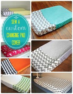 the instructions to make a changing pad cover