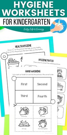 the hygiene worksheets for children to learn