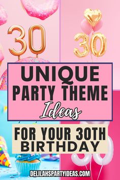 pink and gold birthday party theme with balloons