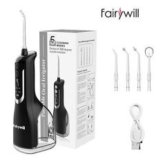 ad eBay - Fairywill Water Flosser Cordless Rechargeable 330ML Dental Floss Teeth Cleaner - Buy Now, click the link (eBay)