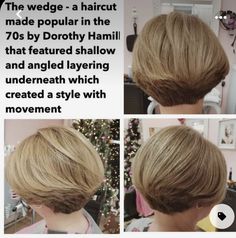 Inverted Short Bob Back View, Dorothy Hammil Haircut Hairstyles, Dorothy Hamill Haircut Wedges Over 50, Short Stacked Bob Haircut Fine Hair