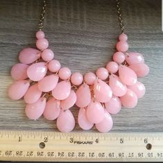 Womens Pink Beaded Layered Bib Statement Necklace. *Lighting Is Different In Pictures Due To Camera. These Are A Soft Light Pink. Thanks! Pink Beaded, Pink Beads, Soft Light, Soft Lighting, Womens Jewelry Necklace, Pink Ladies, Light Pink, Statement Necklace, Jewelry Necklaces