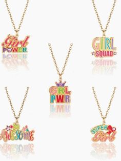 These self empowerment necklaces are great for letting your little one celebrate her inner brilliance. They are the perfect gift for empowering the precious little girl in your life. The necklace measures 16 inches Hypoallergenic Nickel and lead free For children 5 and up Childrens Clothing Stores, Toy Bags, Self Empowerment, Children's Boutique, New Years Sales, Girl Mom, Online Shopping Stores, Girl Power, Little One