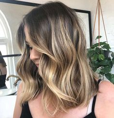 51 Gorgeous Long Bob Hairstyles | Page 4 of 5 | StayGlam Shoulder Length Hair Blonde, Dimensional Balayage, 20s Hair, Bronde Hair, Glamorous Hair, Long Bob Haircuts, Lob Hairstyle, Lob Haircut, Hair 2018