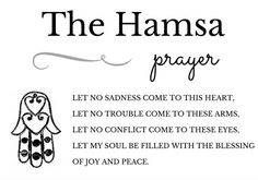 Hamsa Prayer, Quotes Crush, Hand Of Fatima, Hamsa Hand, The Words