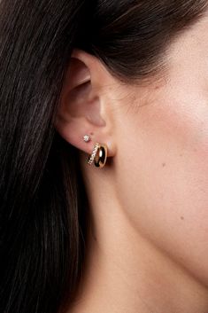 Solid Gold Band, Fine Earrings, Online Earrings, Fine Jewellery, Gold Hoop, Bridal Earrings, Diamond Bands, Gold Bands, Luxury Jewelry