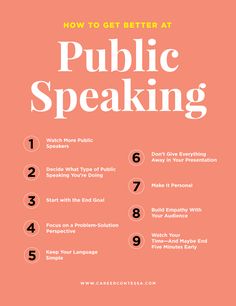 the cover of how to get better at public speaking, with text overlaying it