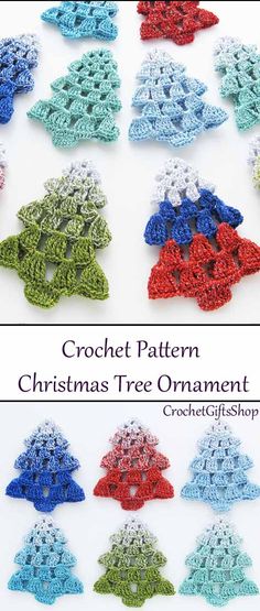 crochet pattern christmas tree ornament