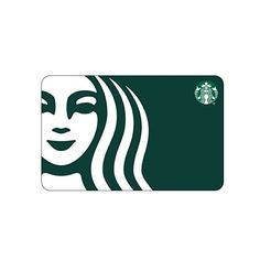 starbucks card with a woman's face on the front and starbucks logo on the back