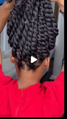 2 Hand Twist Natural Hair, Black Hairstyles Twist Braids, Ghana Twists Passion Twist, Crochet Braids Hairstyles Passion Twist, Large 2 Strand Twist, Passion Twist On Short Hair, Braided Twists Hairstyles For Black Hair, French Braids With Ponytail, Passion Twists Hairstyle Natural Hair