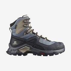 Salomon QUEST ELEMENT GTX - WOMEN'S - Next Adventure Gore Tex Hiking Boots, Gore Tex Boots, Backpacking Boots, Camping Shoes, Style Sportif, Hiking Boots Women, Hiking Women, Snowboards, Sneakers Men Fashion