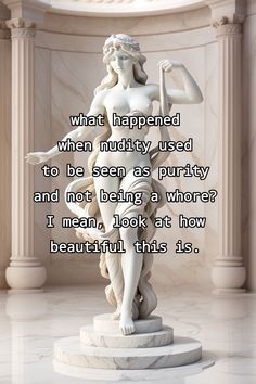 Women Sculpture Body Statues, Greek Body Woman, Aphrodite Statues, Aphrodite Fanart, Aphrodite Core, Greek Statue Art, Aphrodite Sculpture, Statue Of Aphrodite, Aphrodite Statue