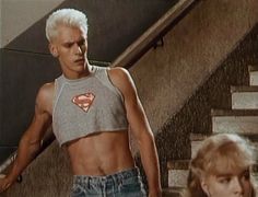 Men's crop top Boys In Crop Tops 80s, Cropped Shirt Outfit, Crop Top Guy, Mens Crop Tops, Crop Top Men, Boys In Crop Tops, Male Crop Top