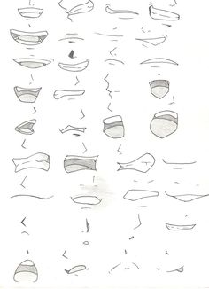 a drawing of different shapes and sizes of boats