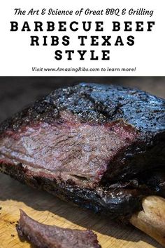 the art and science of great bbq & grilling barbecue beef ribs texas style