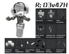 an ad for headphones and ear phones with the caption'r d3v4h '