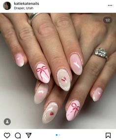 Pink Builder Gel Nails, Fun Pink Nails, Cake Nails, Builder Gel Nails, Hippie Nails, Edgy Nails, Simple Acrylic Nails, Builder Gel