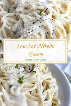 Ww Alfredo Sauce, Low Fat Cheese Sauce, Low Fat Cream Sauce, Low Fat Shrimp Recipes, Fat Free Meals, Fat Free Foods, Gluten Free Alfredo, Low Fat Alfredo Sauce, Healthy Alfredo Sauce Recipe