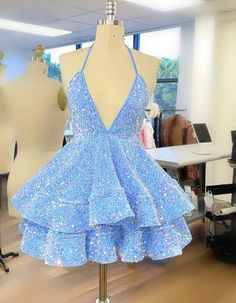 Contact+us:+lisamony@outlook.com Please+left+message+what+color+you+need+when+you+order+it.Besides+the+picture+color,+you+can+also+choose+any+color+you+want. Sexy+Blue+Sequin+Short+Homecoming+Dress Processing+time:+12-21+business+days Shipping+Time:+3-5+business+days "Fabric:Sequin He... Sequin Party Dress Short Classy, Recycled Outfit, Bday Outfits, Birthday Fit, Birthday Things, Sequin Short, Black Consciousness, Sequin Sleeve, Nba Pictures