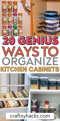 the ultimate guide to organize kitchen cabinets