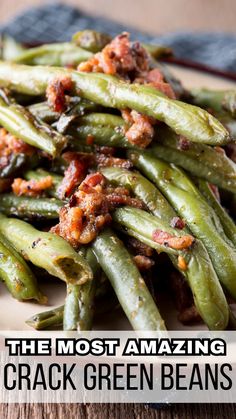 Crack Green Beans Recipe - Fresh Not Canned 1 Crack Green Beans Recipe - Fresh Not Canned Green Bean Casserole Bundle, Ultimate Green Bean Casserole Southern Bite, Pan Green Bean Recipes, Tahoe Joes Green Beans Recipe, Cracked Out Green Beans, Sautéed Fresh Green Beans, Green Beans Cooked In Oven, Frozen Green Beans Stovetop, Fresh Cooked Green Beans