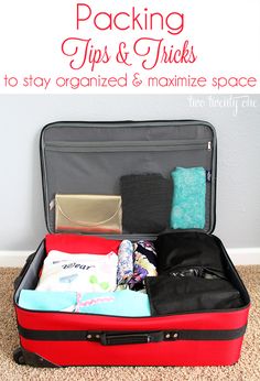 packing tips and tricks to stay organized & minimize space in your suitcase for the next trip