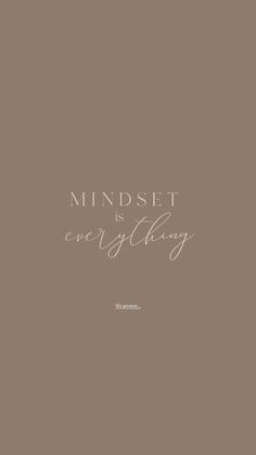 a quote that reads mindset is very shiny on the side of a brown background