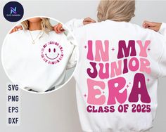 Class Of 2026, Trendy Svg, Junior Shirts, Png Files, Svg File, Microsoft, Transparent Background, Printed Items, No Response