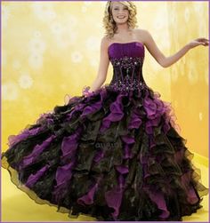 black+and+purple+wedding+dresses | ... Purple /Black Organza Applique Ball Gown Bridal Quinceanera Dress Gown Princess Style Wedding Dresses, Dress Quinceanera, Purple Wedding Dress, Wedding Dress Gallery, Wedding Dress Organza, Pretty Quinceanera Dresses, Gothic Wedding Dress, Fancy Gowns, Bridal Ball Gown