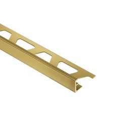 Schluter Schiene Edge Trim 1/2in. Brass Kitchen Backsplash Inspiration, Saved Items, Floor Decor, Kitchen Backsplash, Trim, Brass