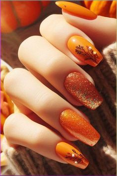 Thanksgiving Nail Designs, Thanksgiving Nail Art, Thanksgiving Nail, Baby Blue Nails, Festive Nail Art, Cute Nails For Fall, Short Nails Art, School Nails, Creative Nail Designs