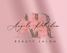 the logo for an angella rodlan beauty salon