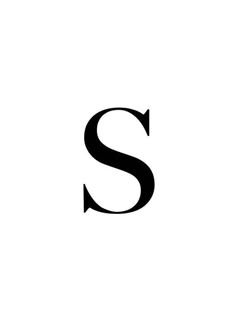 the letter s is made up of black letters and an arrow on top of it