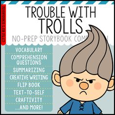 trouble with trolls no prep storybook com