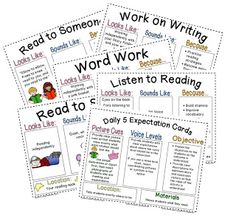 Daily 5 Anchor Charts, Daily 5 Reading, Read To Self, Voice Levels, Daily Five, Preschool Literacy, Literacy Stations, Teaching Language Arts