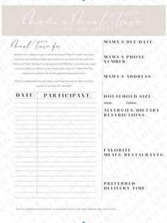 the wedding checklist is shown in blue and white, with an elegant design on it