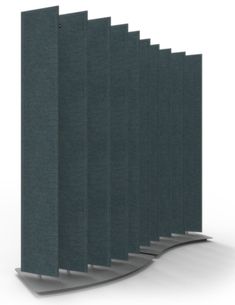 an image of a set of acoustic panels on a white background with shadows coming from them