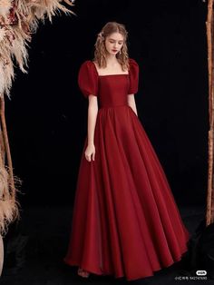 Red Satin Dresses, Off Shoulder Formal Dress, Sparkle Prom Dresses, Satin Long Prom Dress, Sparkle Prom Dress, Gown Plus Size, Color Rush, Red Evening Dress, Dress A Line