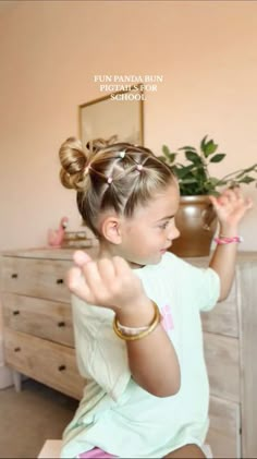 Aynsley Ovard Jorgensen on Instagram: "Another one I’m loving for cheer & dance days! HELD ALL DAY🩷💚🩷💚 #hairtutorial #toddlerhairstyles #hairideas #toddlerhair #easyhairstyles #littlegirlhairstyles #hair #momanddaughter #viralhair #justgirlythings #pigtails" Ballet Dance Hairstyles, Toddler Girl Pool Hair, Disney Mom Hairstyles, Fun Kid Hairstyles Daughters, Elsa Toddler Hair, Toddler Hairstyles Girl Updo, Toddler Ballet Hairstyles, Kids Pool Hairstyles, Toddler Side Ponytail