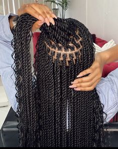 Braided Hairstyles 2023, Trendy Braided Hairstyles, Long Twist Braids, Cuban Twist Hair, Senegalese Twist Hairstyles, Braid Trends, Short Box Braids Hairstyles, Braided Hairstyles For Black Women Cornrows, Big Box Braids Hairstyles