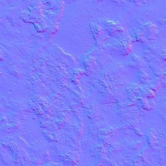 an image of a purple wall with blue and pink paint on the walls in different colors