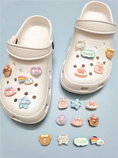 Multicolor  Collar  ABS   Embellished Shoes Decoration, Shoes Charms, Transparent Resin, Star Cloud, Girly Shoes, Diy Resin