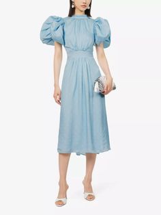 Rotate Birger Christensen, Birger Christensen, Dress Ideas, Cotton Dress, Peter Pan, Cotton Dresses, Puff Sleeve, Polka Dot, Polka Dots