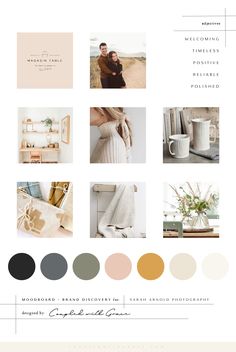 the color scheme for this website is neutral and elegant