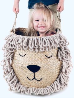 We love this Natural Lion Basket from Bellybambino! It would look right at home in a neutral nursery or a safari themed childs bedroom! Safari Nursery Theme, Jungle Bedroom Theme, Floor Basket, Jungle Theme Nursery, Lion Toys, Largest Lion, Floor Baskets, Safari Theme Nursery, Belly Basket