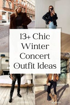 Casual Outfits For Concert, Winter Concert Outfit Rock, Winter Jam Concert Outfits, Concert Outfit Ideas Winter Casual, Rock Show Outfit Winter, Outfit For A Gig, Country Nightclub Outfit, Winter Outfit Concert, Nashville Concert Outfit Winter